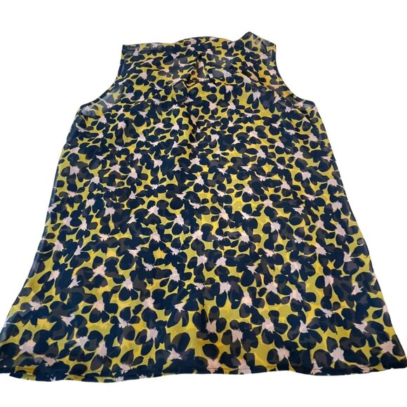 Cabi Women's Sleeveless Blouse Size S Leopard Print Polyester - Picture 5 of 7